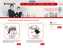 Tablet Screenshot of linguaphoneindonesia.com